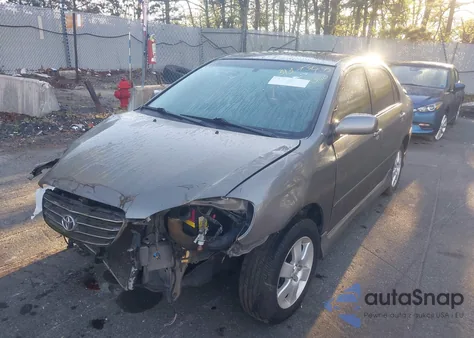 2004 Toyota Corolla S from USA, damaged, VIN 2T1BR32E54C286707